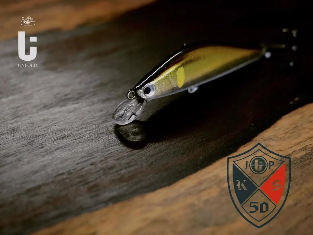 Flujo japonés UNFOLD K50S Luremino sumergido 3,8g trucha ejército Boca de pescado microobjeto Microvelocidad multiusos - imagen 4