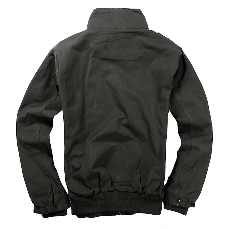 Chaqueta Bomber de alta calidad para hombre, abrigo de algodón puro con múltiples bolsillos, chaqueta informal, ropa para hombre, chaqueta táctica, prendas de vestir exteriores A5F1620 - imagen 3