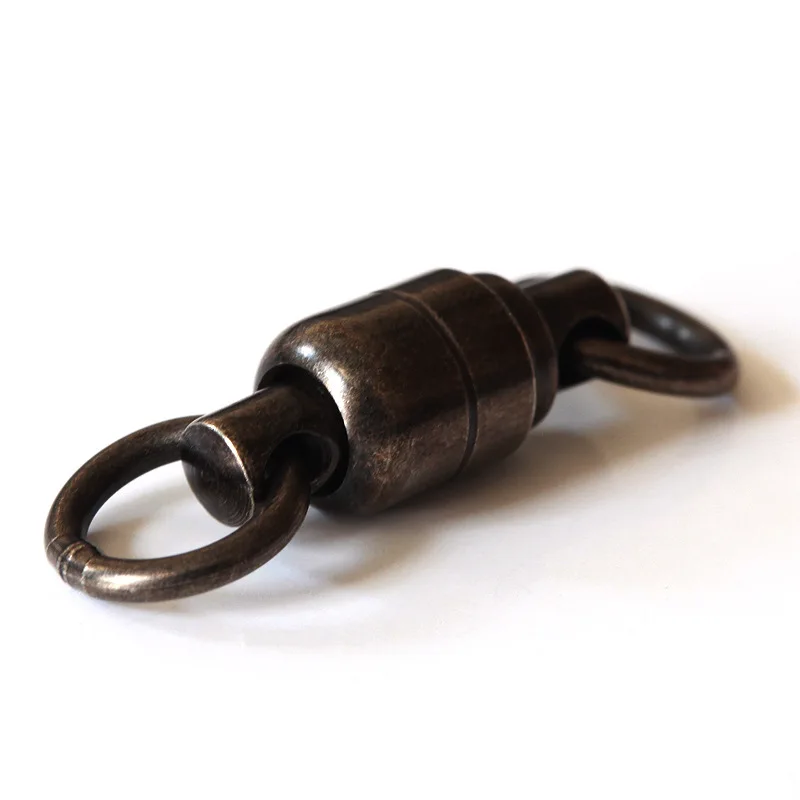 Conector giratorio de Pesca de 300 piezas, rodamiento de bolas de cobre giratorio con dos anillos soldados, accesorios de aparejos de Pesca - imagen 4