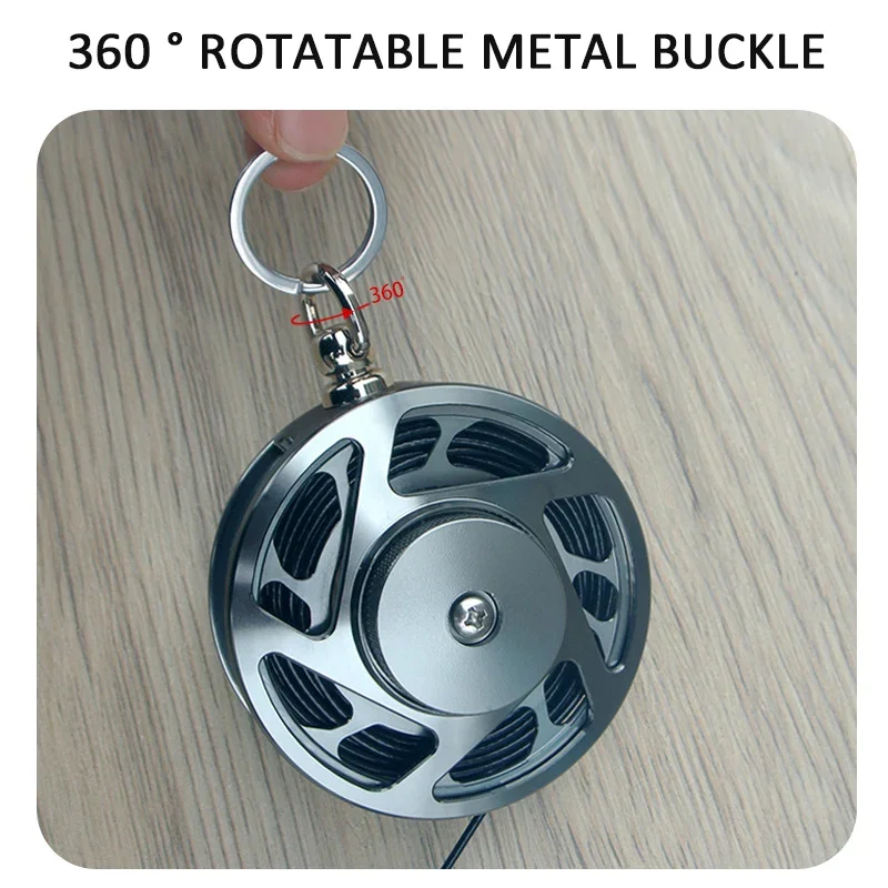 Broche de pesca con carrete de aluminio y acero - imagen 3