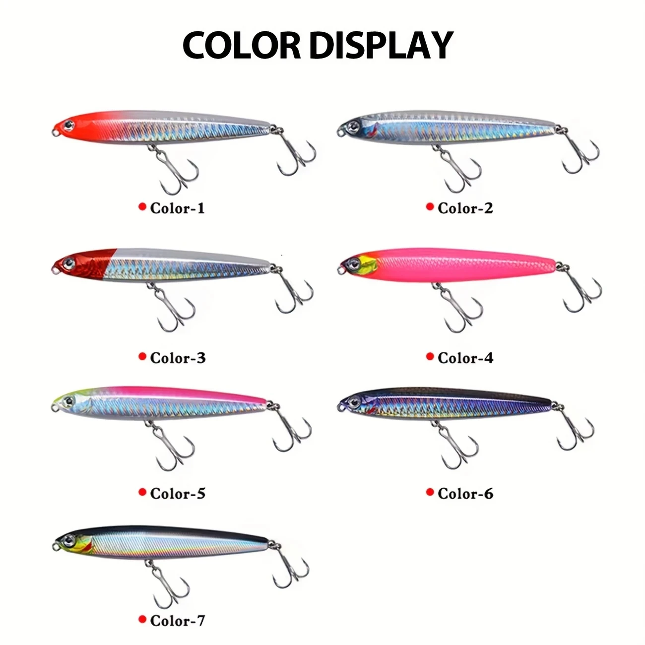 Fishing Lure Sinking Pencil Weights 10-24g Isca Artificial Wobblers Articulos Pesca Trolling Pike Fish Tackle Leurre Accessories - imagen 5