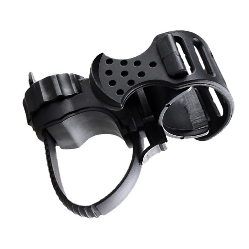 Soporte para luz de bicicleta con rotación 360° – Goma negra ajustable - imagen 4