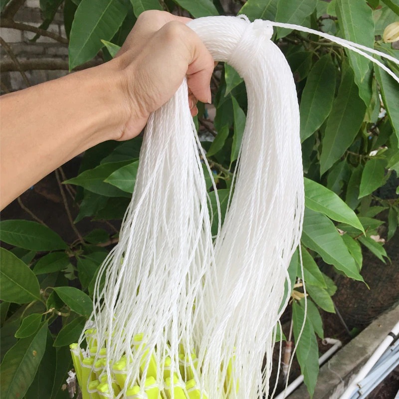 Un paquete de redes de pesca de tres capas con un monofilamento grueso de 0,3 Mm, red de enmalle de nailon de 80 metros en herramienta de trampa de pesca duradera - imagen 5