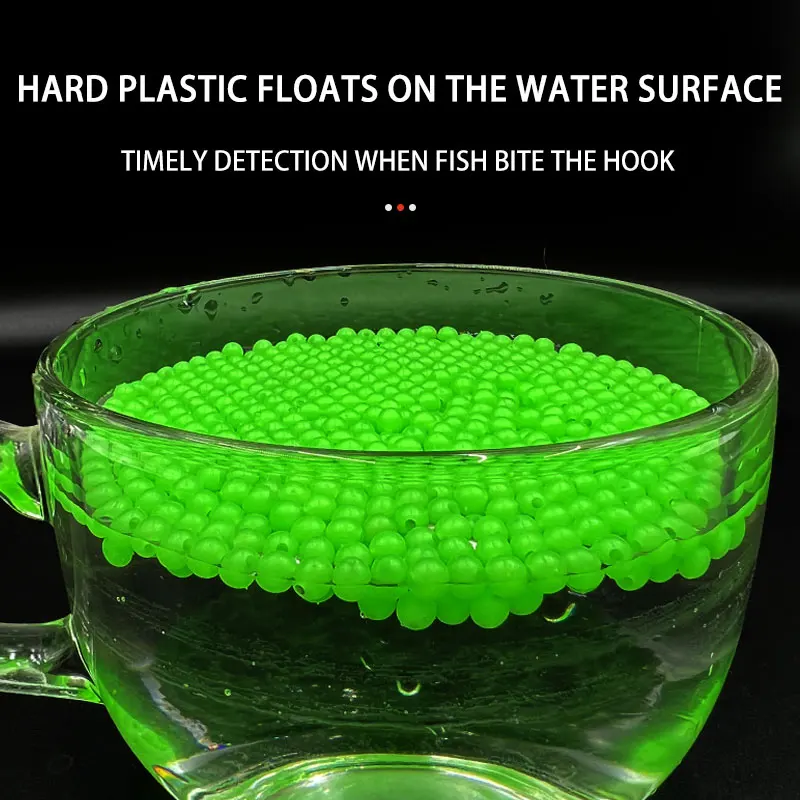 1000 unids/bolsa accesorios de pesca de frijol espacial cuentas de línea duras/suaves cuentas redondas brillantes para agua salada bagre cebo aparejos herramientas de pesca - imagen 5