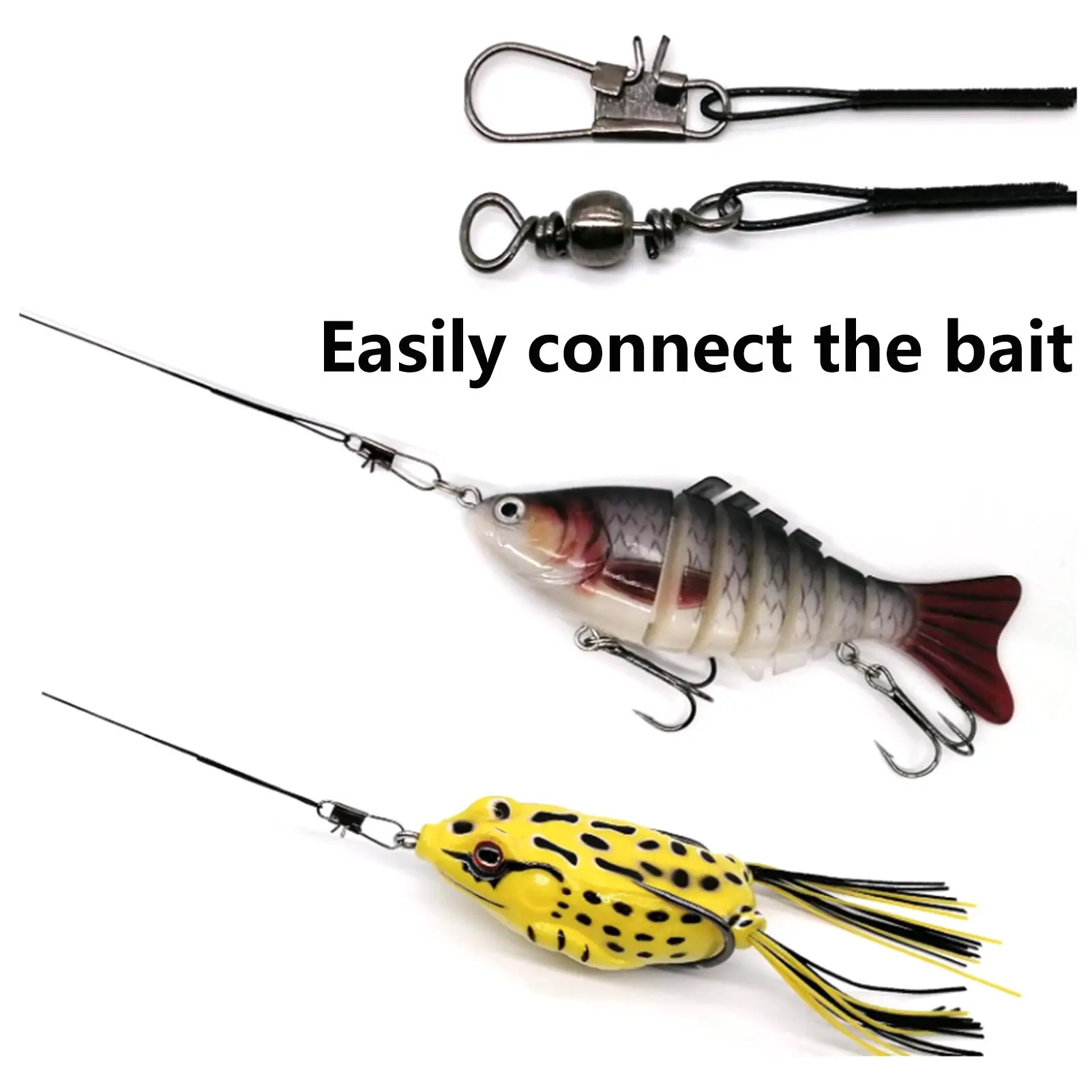 20 piezas 15-25cm sedal portátil Luya alambre frontal alambre de acero pesca al aire libre Anti bobinado alambre de acero invierno engranajes de pesca en hielo - imagen 3