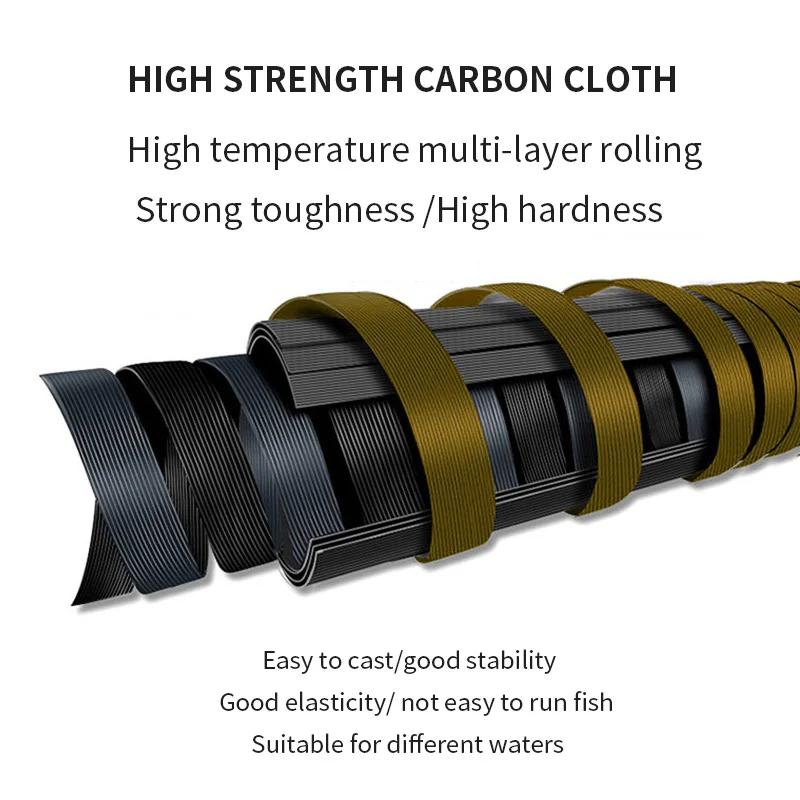 Caña de pescar giratoria de fundición, 1,8 m, 1,68 m, 1,5 m, 1,35 m, naranja, caña de pescar de alta calidad para Jigging, caña de pescar para barco de mar - imagen 2