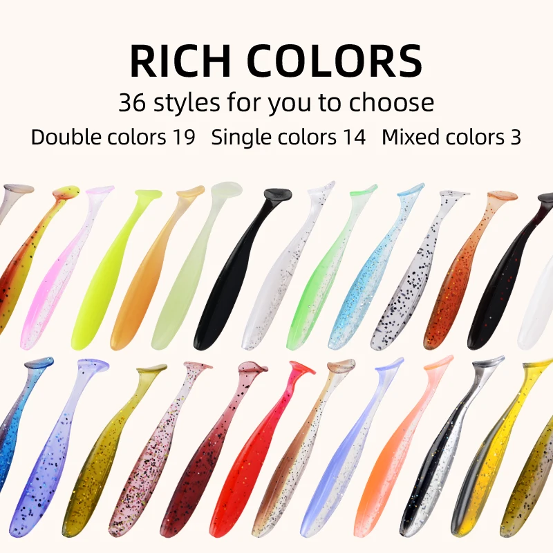 Meredith-cebo de silicona suave para carpa y lubina, doble color, plantilla artificial, Easy Shiner, 50mm, 75mm, 100mm, 130mm - imagen 5