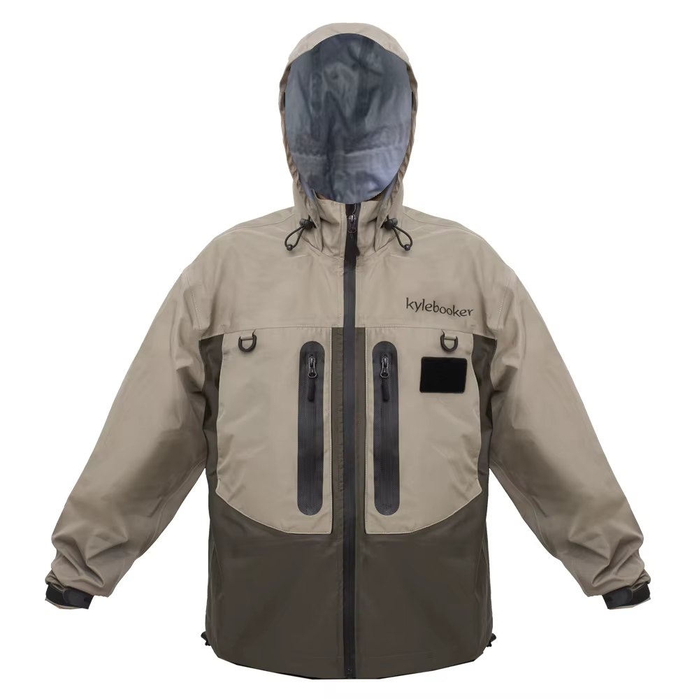 Chaqueta transpirable impermeable ligera para pesca con mosca hombre - imagen 2