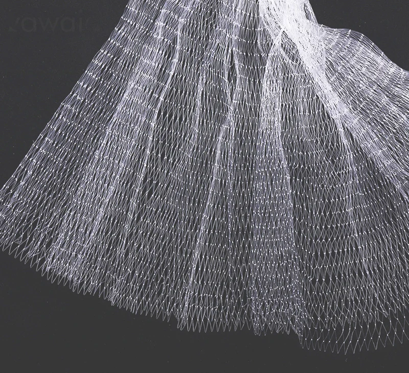 Lawaia red de pesca fundida sin plomo, monofilamento transparente, alambre, tiro a mano, accesorios de pesca al aire libre - imagen 5