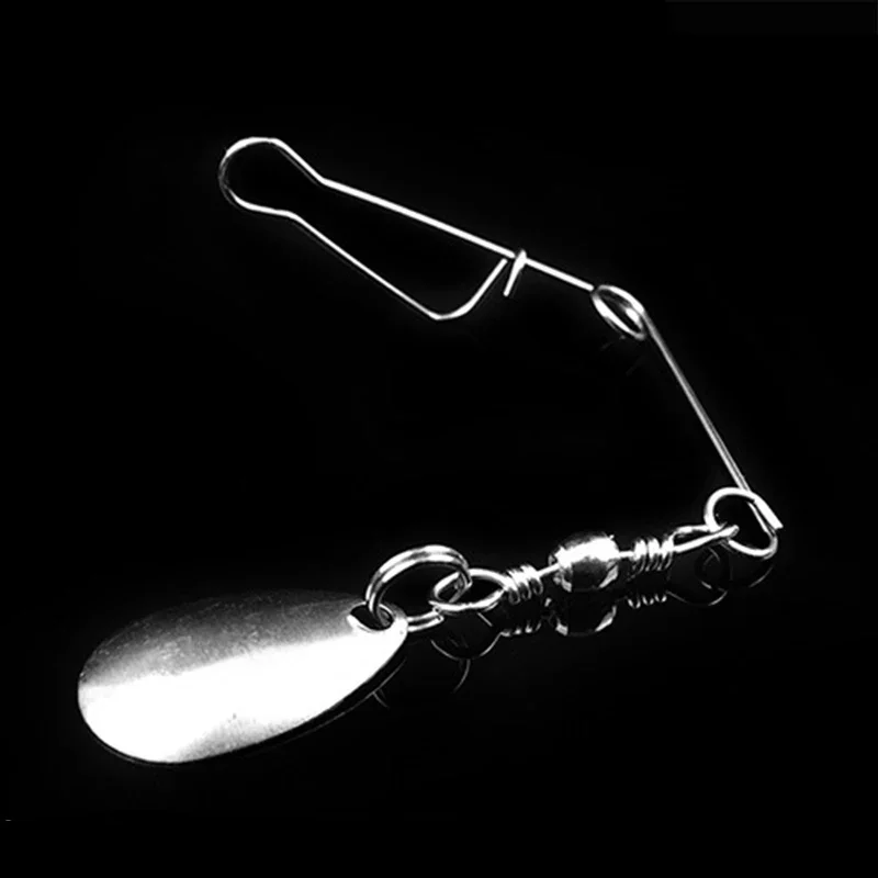 10 Uds 0,8g Spinner señuelo de Pesca cebo cuchara Swisher Buzzbait Bass Minnow manivela Popper Vib Spinnerbait señuelos aparejos de púas Pesca - imagen 3