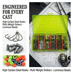 Kit de pesca Goture para carpa – Anzuelos, plomos y señuelos