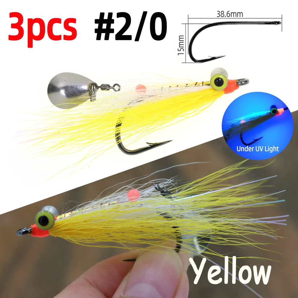 3pcs Yellow Size 2I0