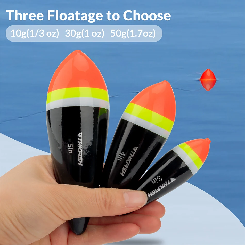 1 pieza flotadores de pesca Bobber 3in 4in 5in boyas de pesca de madera Balsa Bobbers flotantes de agua dulce accesorios de aparejos de pesca - imagen 2