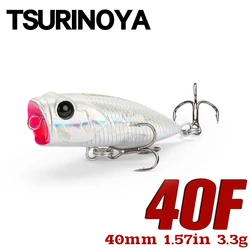 TSURINOYA CATCHER 40F Popper Señuelo Superficie para Lubina y Pez Roca