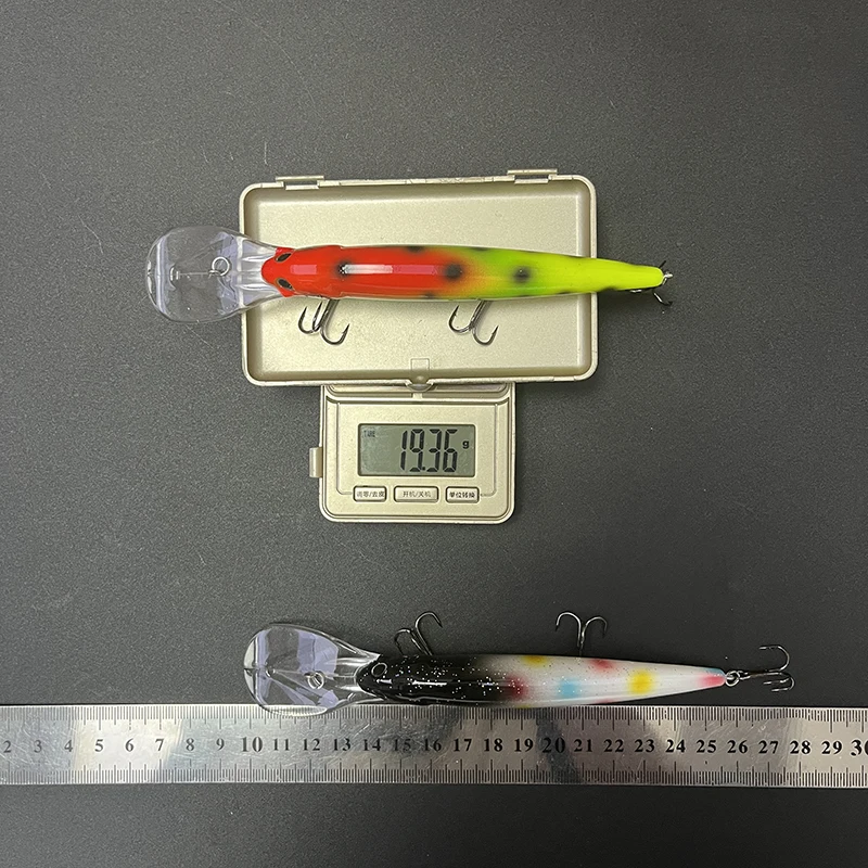 Señuelo de Pesca de pececillo de buceo profundo, 20g, 120mm, Bandit de agua salada, Walleye, cebo Artificial, Zander de lubina, aparejos de Pesca de carpa - imagen 3