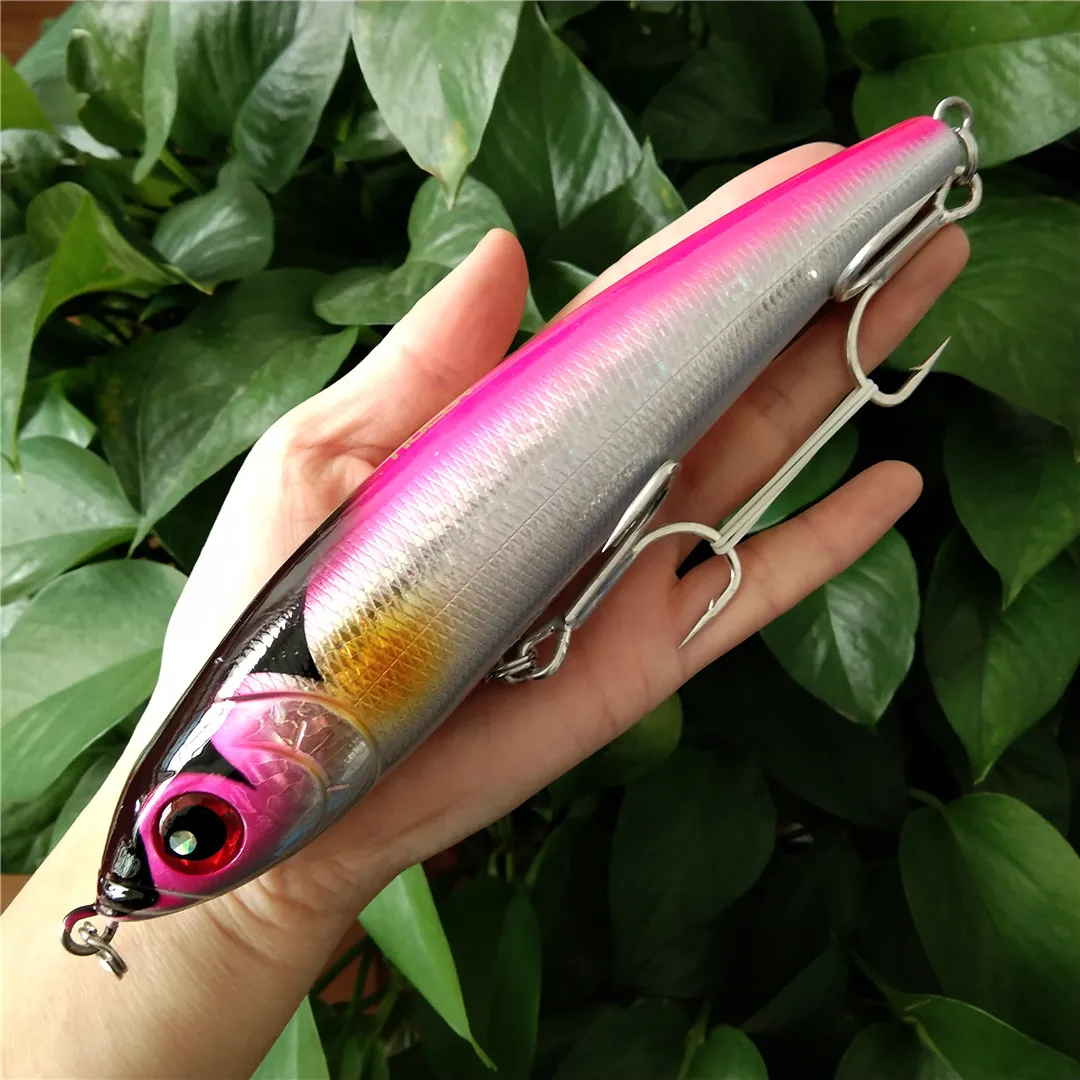 Noeby-señuelo de Pesca Artificial, cebo de lápiz que se hunde, Glide, Wobbler, 2 piezas, 180mm/145g - imagen 4