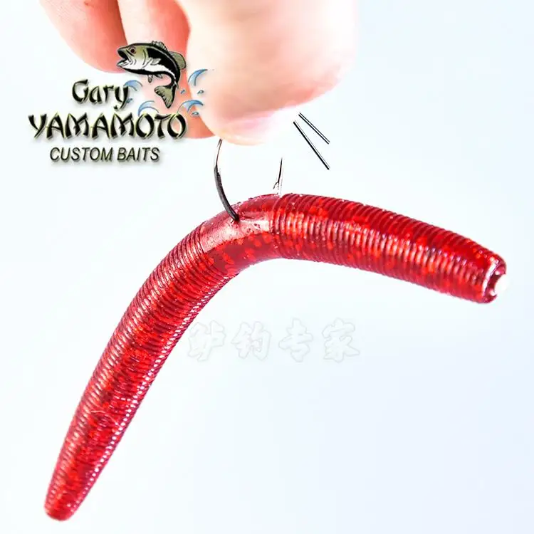 Japón importado yamamoto senko3 4 pulgadas luya cebo suave fideos gusano alta gravedad específica pozo negro - imagen 5