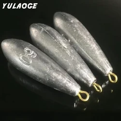 Plomos de pesca con anillo hoja y gota de agua - Accesorios de aparejos
