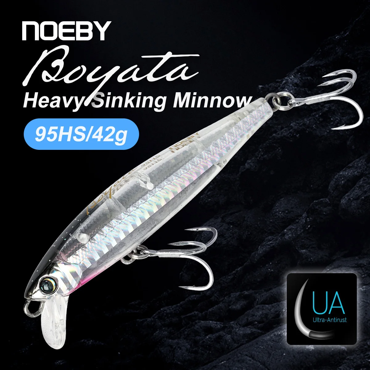 NOEBY Boyata Minnow – Señuelo hundimiento rápido atún cola amarilla - imagen 5