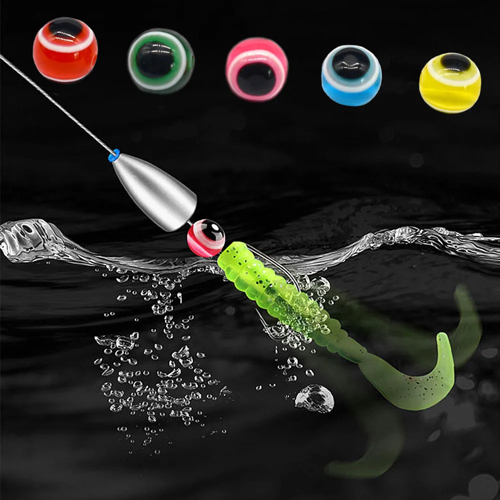 Señuelo colorido y llamativo, Cuenta de ojo de pez para una mejor atracción de peces, 4mm, 5mm, 6mm, 8mm, 10mm - imagen 5