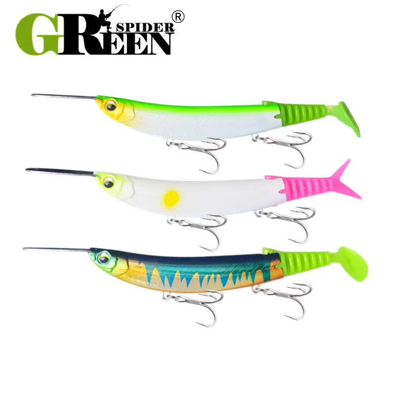 Jerkbait Greenspider 130mm – Señuelo duro perfil pececillo