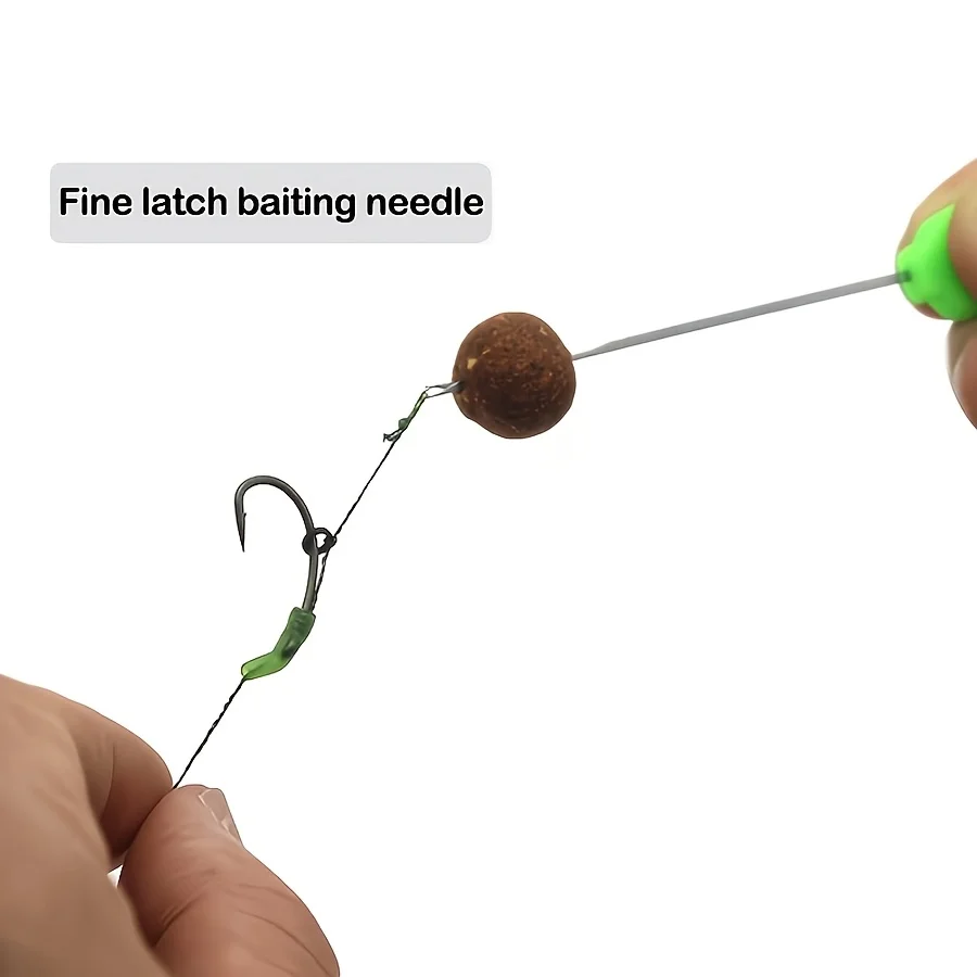 Agujas para Cebo de Carpa con Mango Ergonómico y Acero Inoxidable - imagen 3