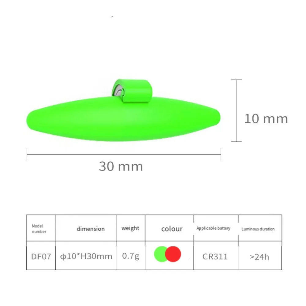 Un objeto verde con un punto rojo