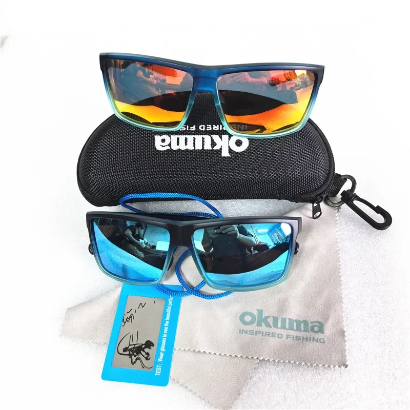 Okuma gafas de sol polarizadas protección UV400 para hombres y mujeres caza al aire libre pesca conducción bicicleta gafas de sol caja opcional - imagen 2