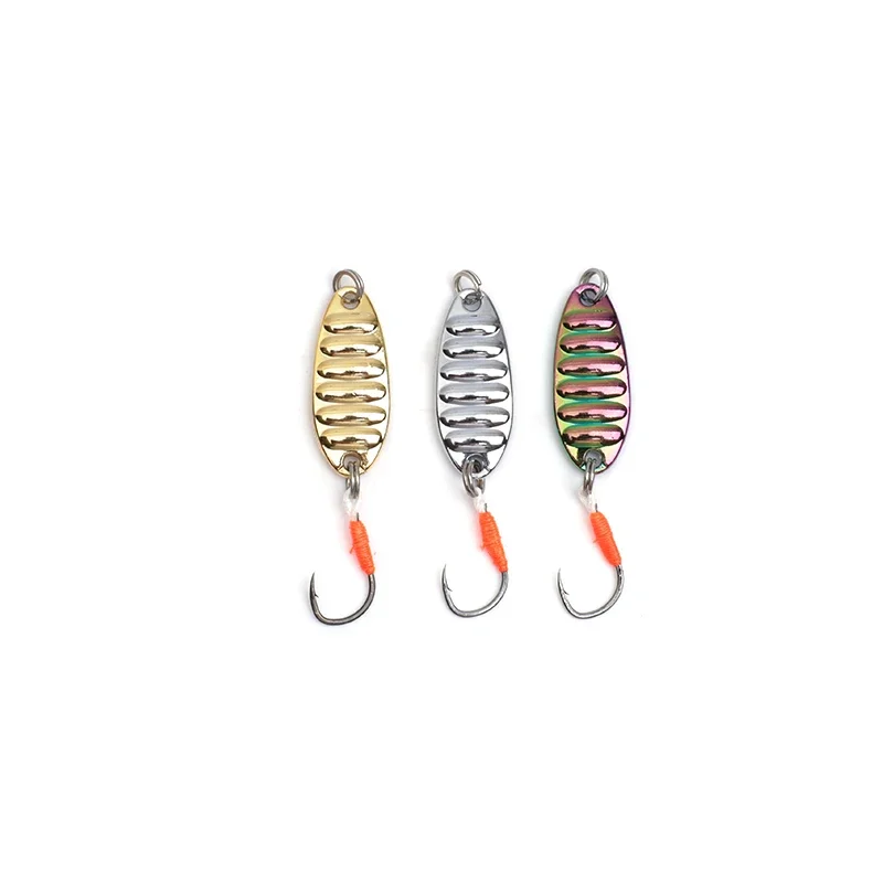 Nuevo 1 Uds señuelo cuchara Señuelos de Pesca Pesca Wobblers Spinner cebos Shads lentejuelas Metal jigging para Pesca de carpa Topwater Isca Bass - imagen 2