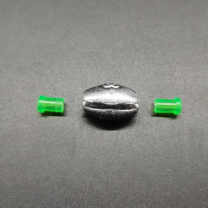 Plomos de pesca oliva con apertura y tapón de plástico - imagen 5