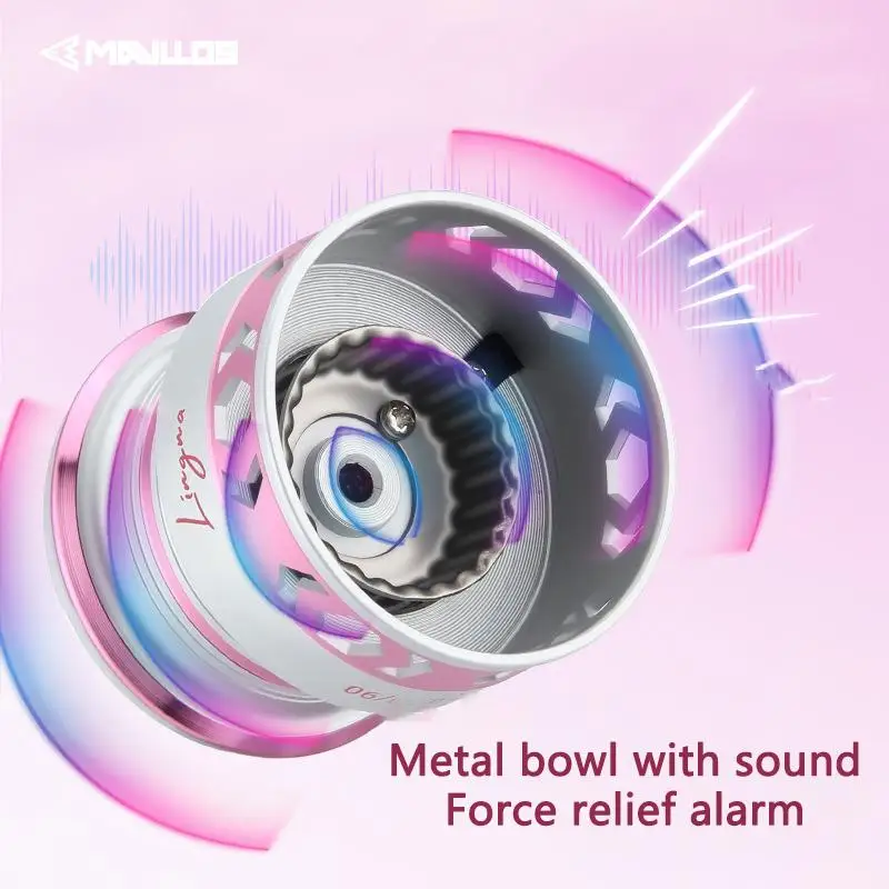 Carrete de pesca giratorio de carpa Mavllos LINGNA 8KG Drag Max Ratip 5,2: 1 carrete poco profundo de Metal ligero carrete giratorio de lubina de agua salada - imagen 4