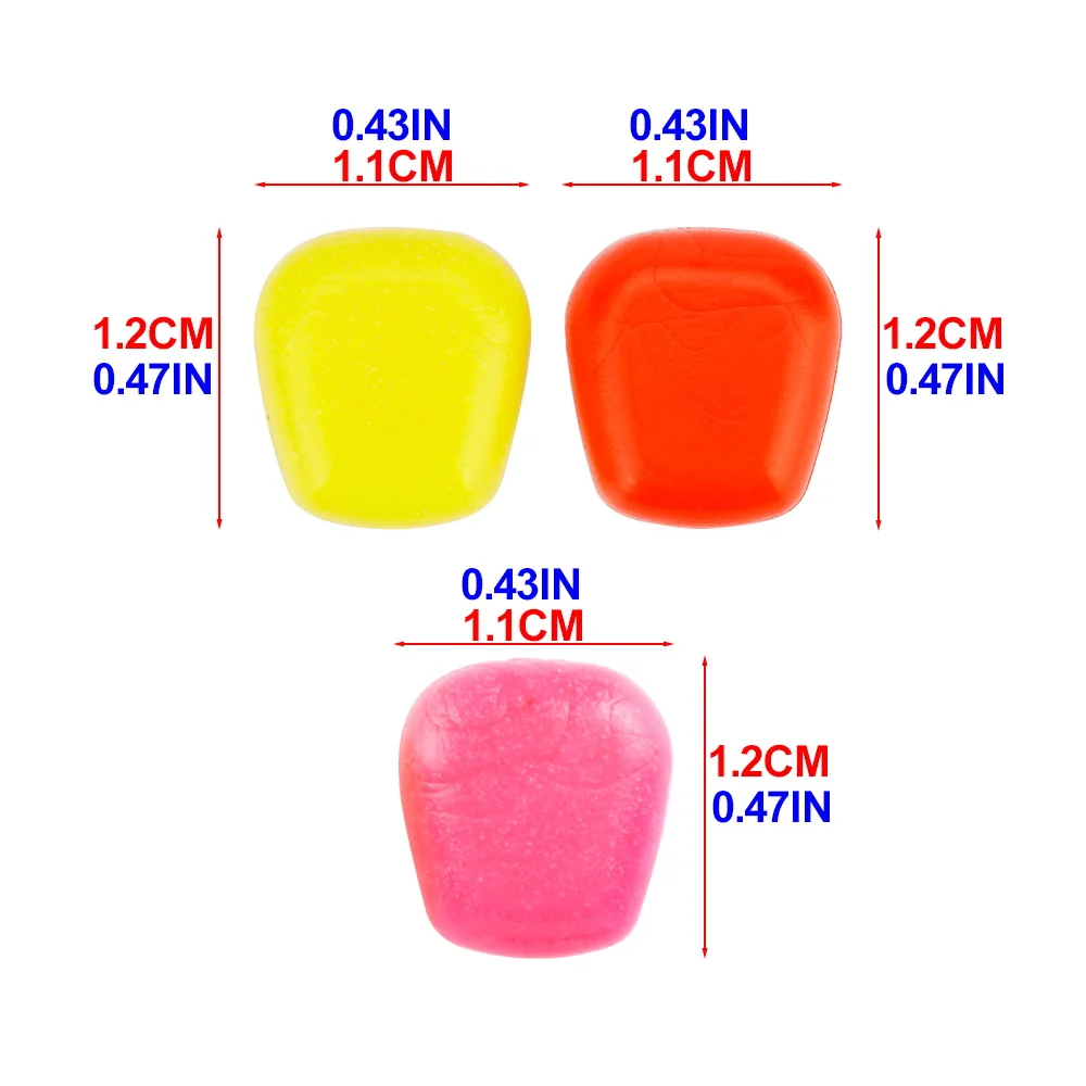 Hirisi 30 Uds. Cebos de carpa de maíz artificiales emergentes, señuelos flotantes que se hunden para alimentador de métodos, bolsa de PVA y aparejo para el cabello, pesca de carpa - imagen 3