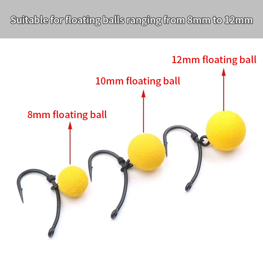 Tapones de anzuelo de pesca de carpa, aparejo de Terminal Ronnie, cuentas de tope para cebo de carpa, accesorios de pesca de fijación de tornillo Boilie emergente - imagen 5