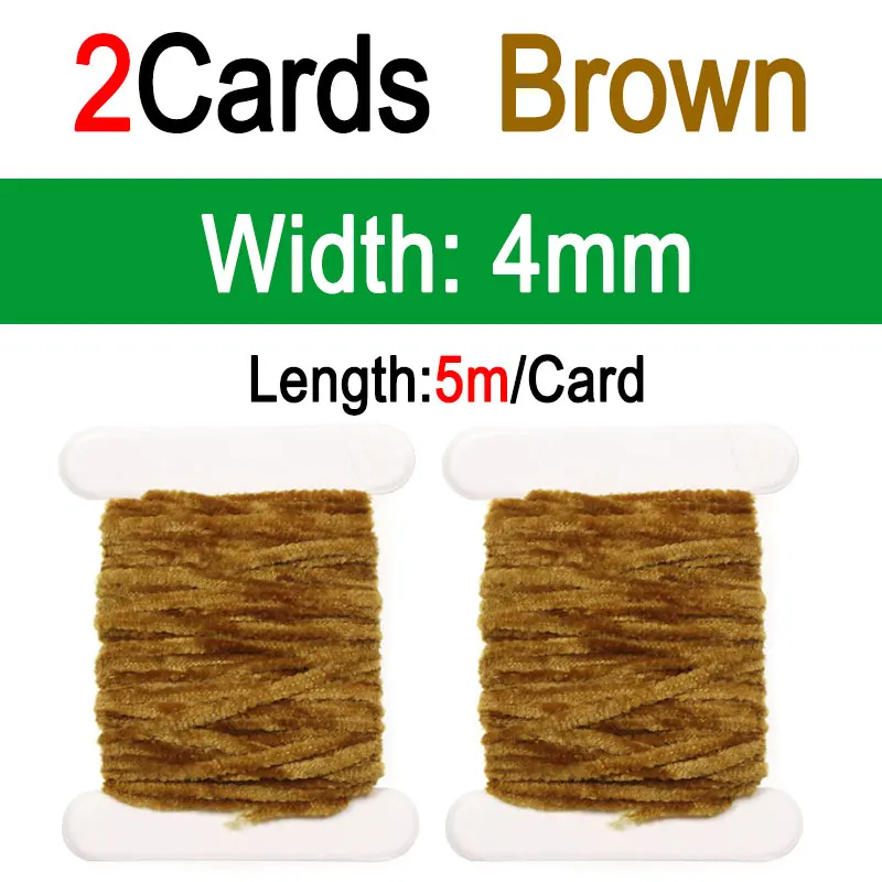 2pcs Brown 4mm