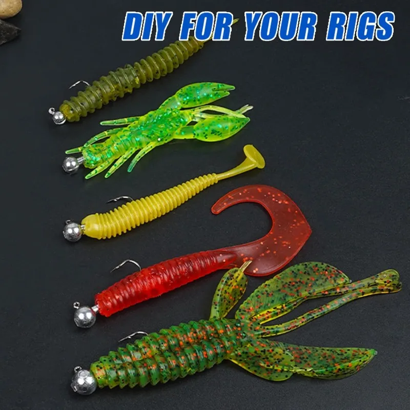 Jig Heads de plomo para vinilo – Anzuelos con cabeza lastrada - imagen 2
