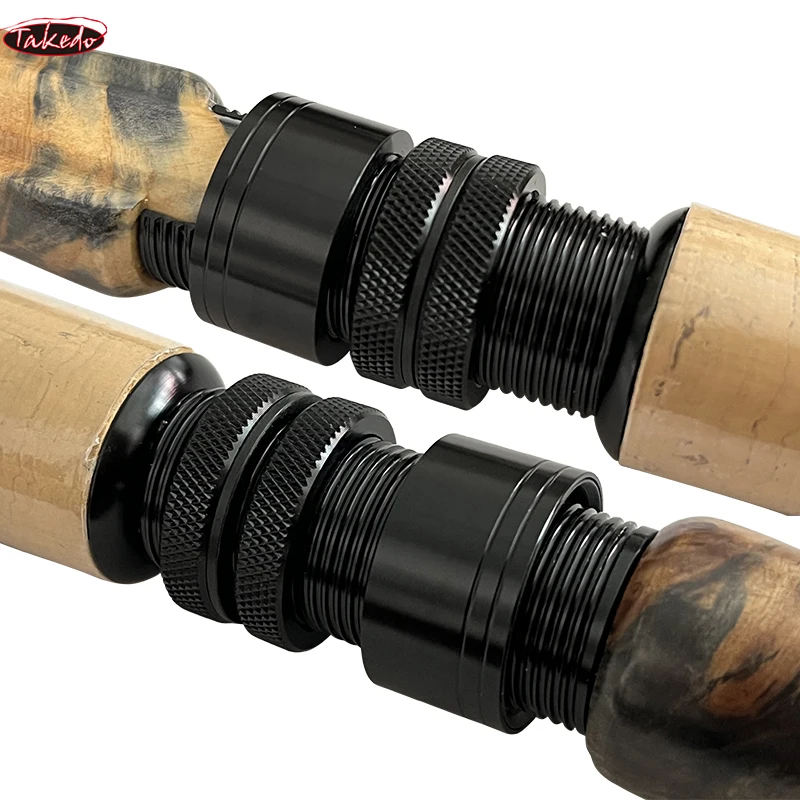 TN93-caña de pescar ultraligera de fibra de carbono, 454UL, 4 secciones, guía Fuji K - imagen 4