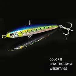 KMRESA señuelo tipo lápiz hundidor agua salada Kingfish Amberjack