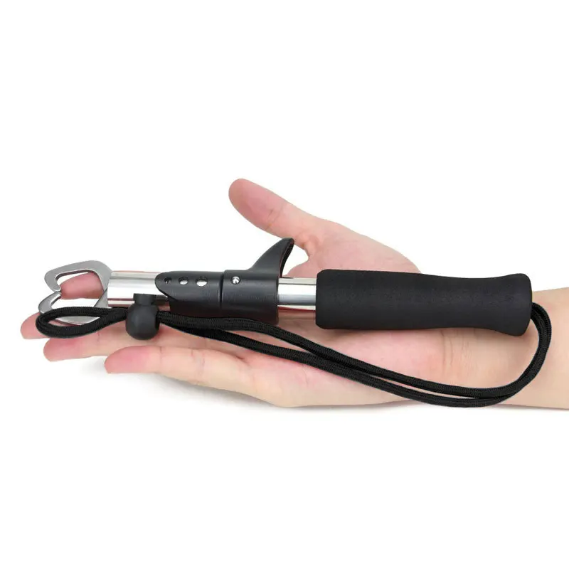 Pinza de pesca de acero inoxidable, agarre profesional para peces, abrazadera de labio, alicates plegables, controlador de Clip, herramienta de pesca - imagen 4