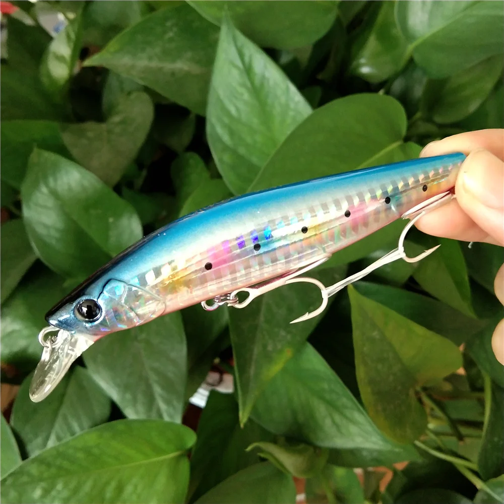 TSURINOYA-señuelo de pesca de agua salada, sistema de peso de tungsteno STINGER, Wobbler de fundición larga, 98mm, 14,5g, 4 unidades - imagen 2