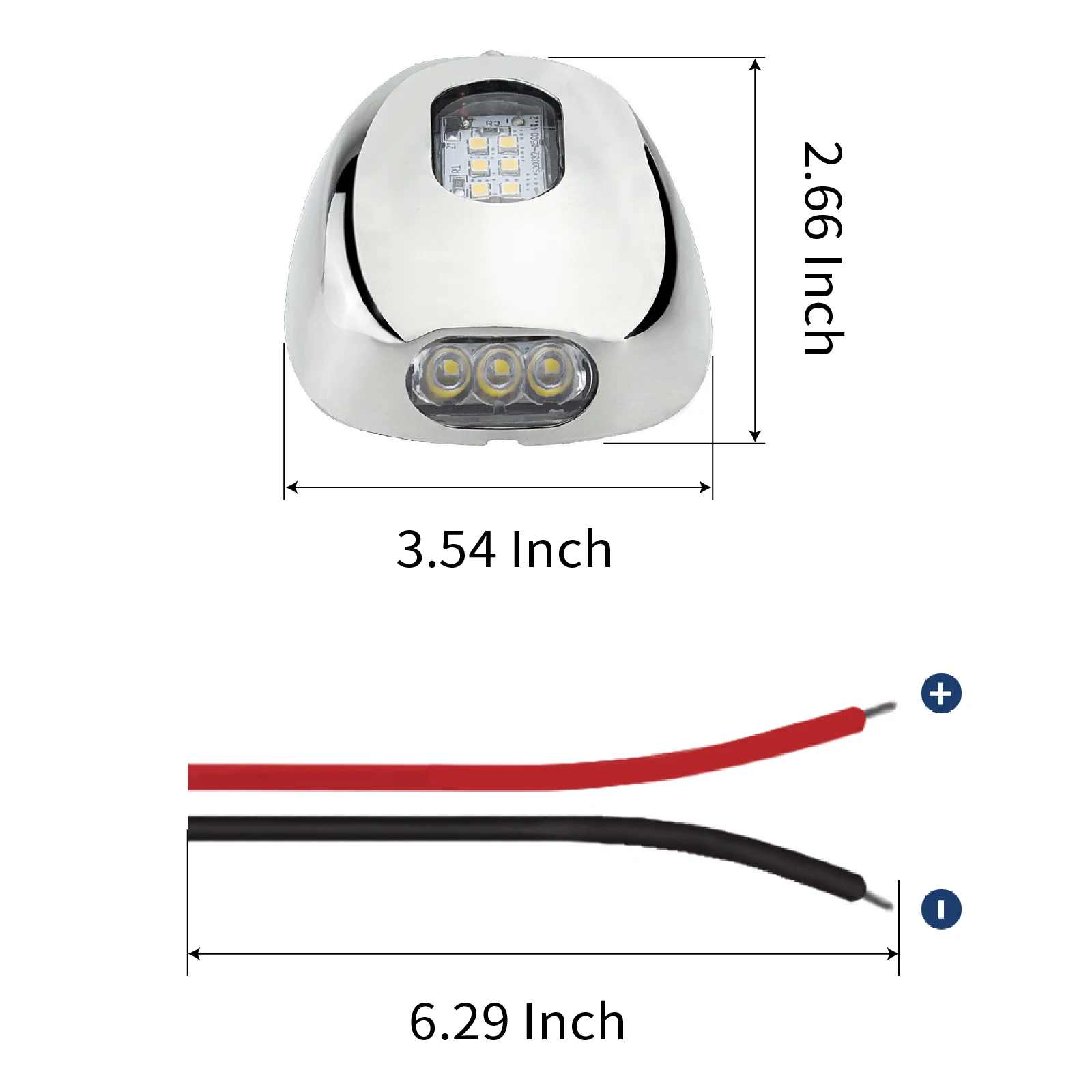 Baliza LED acero inoxidable – Barco pesca - imagen 3