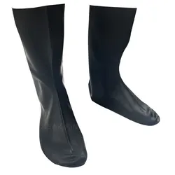 Calcetín de traje seco de látex 3D (plano) calcetines de traje seco impermeables elásticos reparación sellos de goma de repuesto longitud de la sola 10 pulgadas (un par)