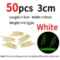 50pcs lumo white 3cm
