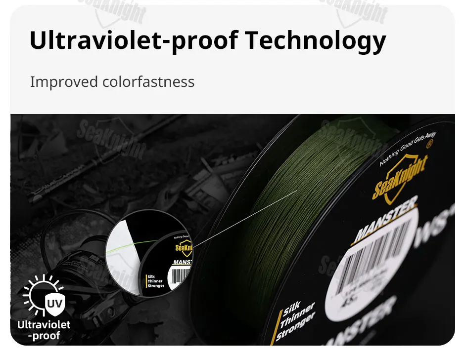 Experiencia un rendimiento de pesca mejorado con nuestra tecnología avanzada a prueba de UV