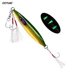 Slow Jig Goture Luminoso – Señuelo de Metal para Pesca en Mar