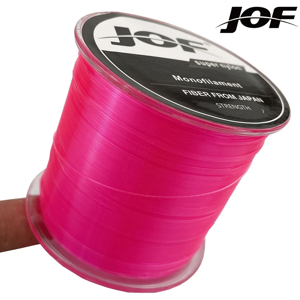 JOF-Hilo de pescar de 500m, hilo líder de nailon fuerte, monofilamento, hilo de lubina, accesorios para equipos de pesca - imagen 5