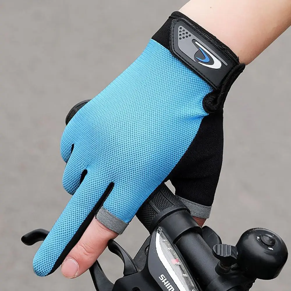 Guantes de pesca con dedos completos para hombre y mujer, manoplas largas de pesca para hombre y mujer, transpirables, en 5 colores, para verano, 2024 - imagen 3