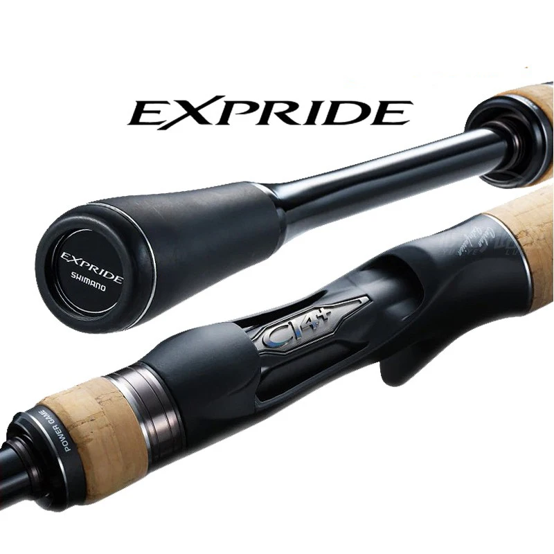 EXPRIDE Caña de casting – Mango ergonómico para señuelos de perca
