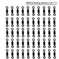 50PCS Swivel