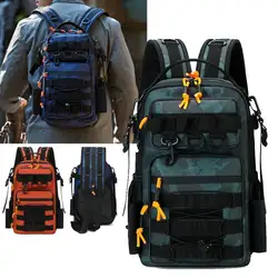 Bolsa Táctica Molle para Caña de Pesca y Caja de Pescado