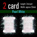 2 card pearl white
